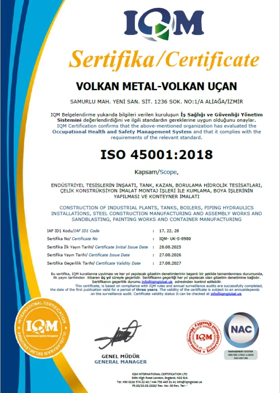 ISO 45001-IAS Sistem Sertifikası R.04